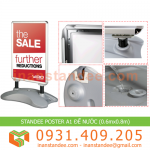 STANDEE POSTER A1 ĐẾ NƯỚC