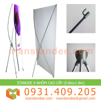 STANDEE X NHÔM CAO CẤP (0.8mx1.8m)