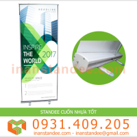 STANDEE CUỐN NHỰA TỐT (0.8m x 2m)