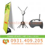 STANDEE ĐẾ NƯỚC 2 MẶT (0.8m x 1.8-2m)